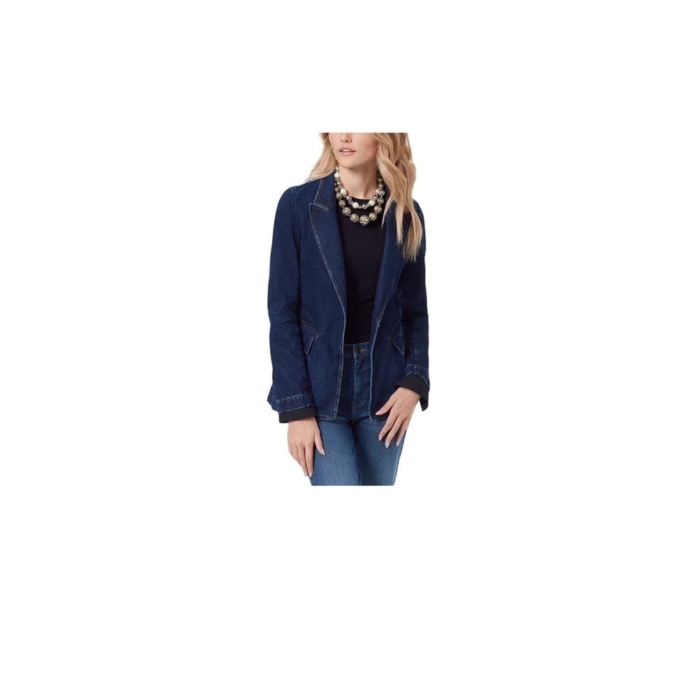 Sam Edelman Margot Single Breasted Extended Jean Jacket Size Small